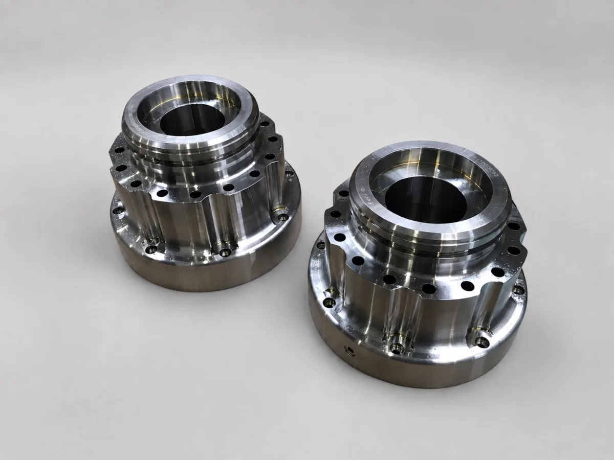 Precision-machined steel hubs